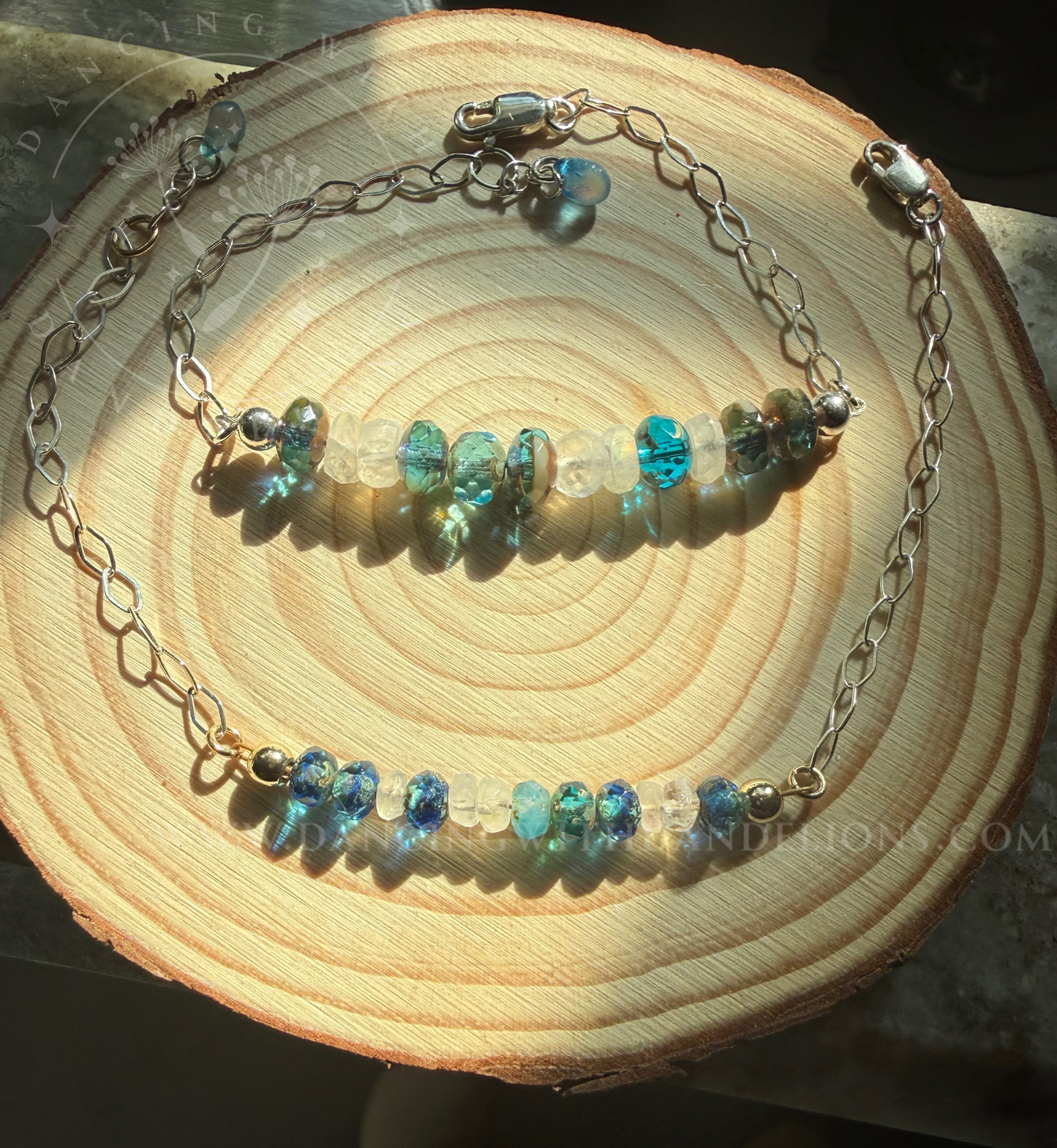 Peace Morse Code bracelet